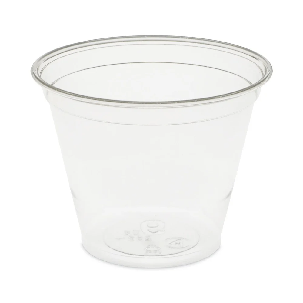 Pactiv Corp. EarthChoice 9 oz. Recycled Plastic Cold Cups - Clear