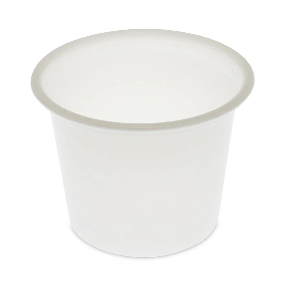 Pactiv Corp. 1 oz Plastic Portion Cup - Translucent (200/Sleeve, 25 Sleeves/Carton)