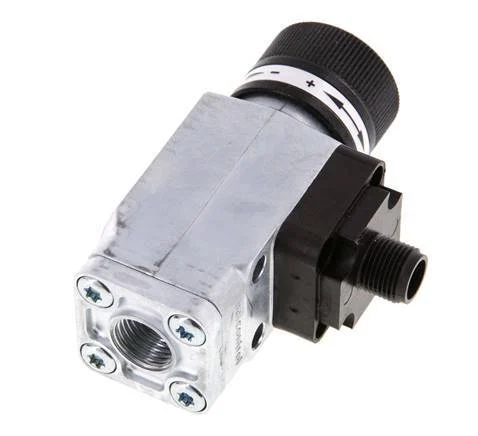 1 to 16bar SPDT Zinc Die-Cast Pressure Switch G1/4'' 250VAC 4-pin M12 Connector