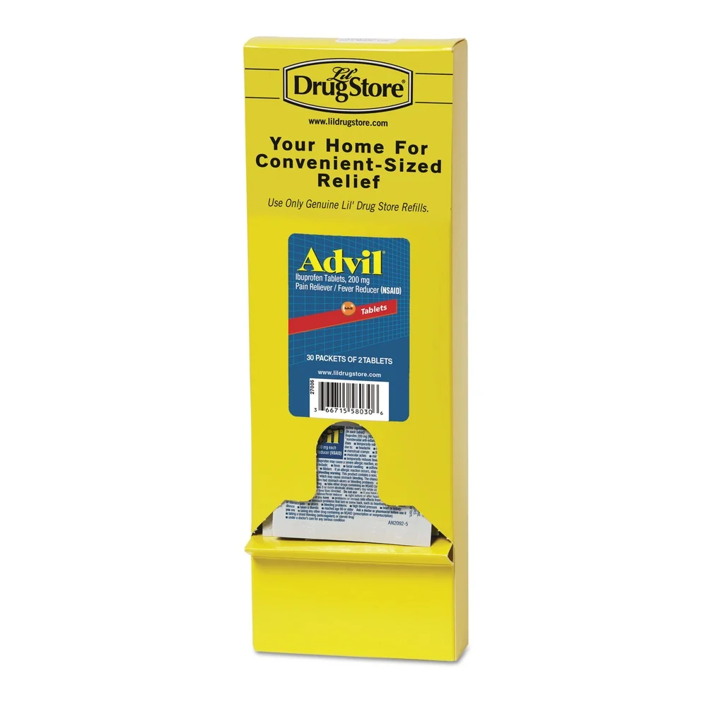 Advil 200 milligrams Refill Pack Ibuprofen Tablets (30/Box)