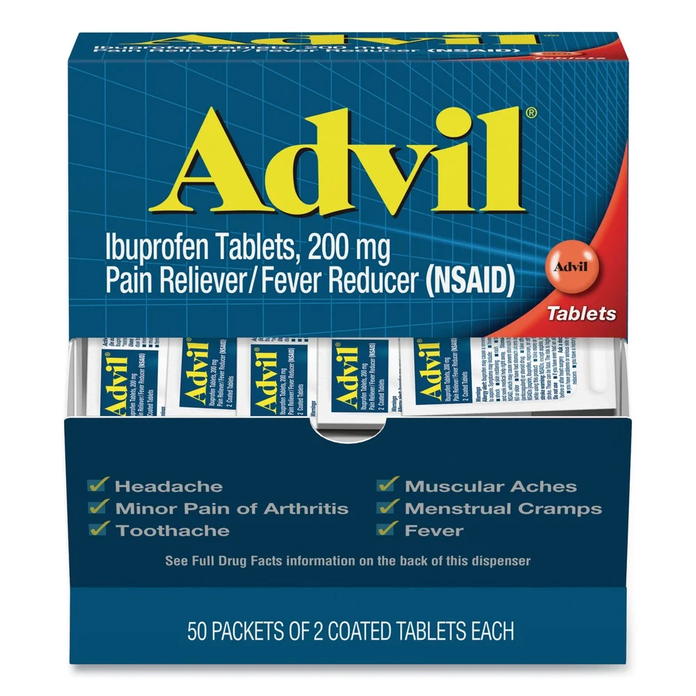 Advil Ibuprofen Tablets (50/Box)
