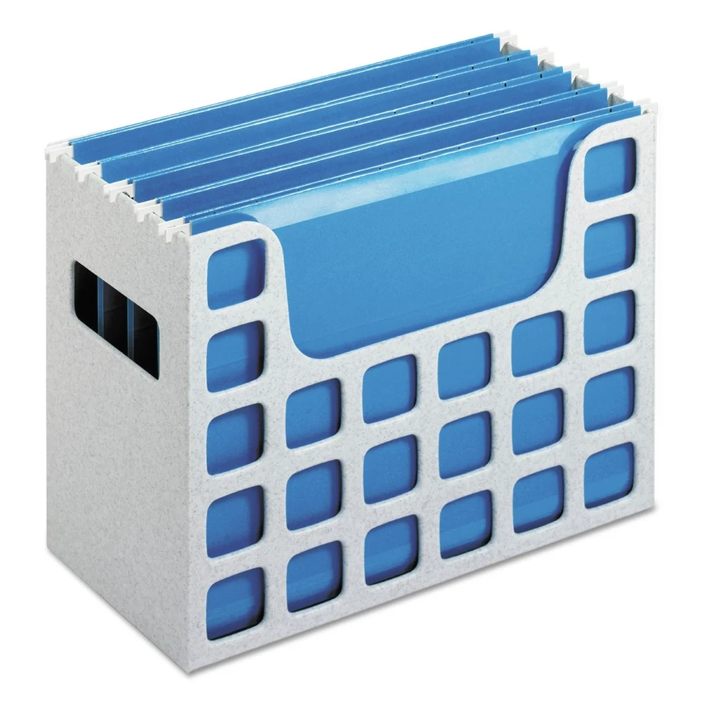 Pendaflex 6 in. Long Desktop File with Hanging Folders - Letter Size/Granite