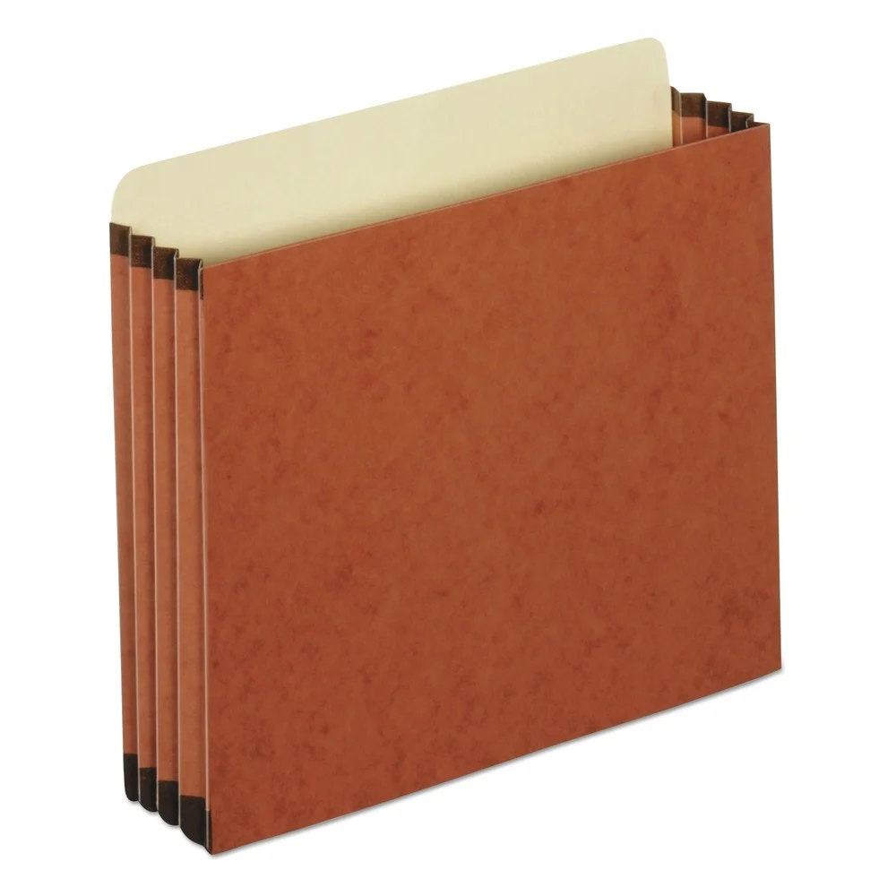 Pendaflex 3.5 in. Expansion Letter Size File Cabinet Pockets - Redrope (10/Box)