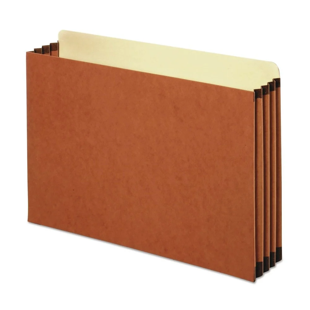 Pendaflex 3.5 in. Expansion Legal Size File Cabinet Pockets - Redrope (10/Box)
