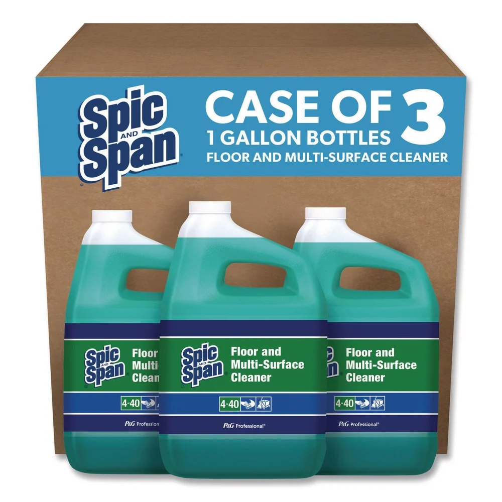Spic and Span 1 Gallon Bottle Liquid Floor Cleaner (3-Piece/Carton)