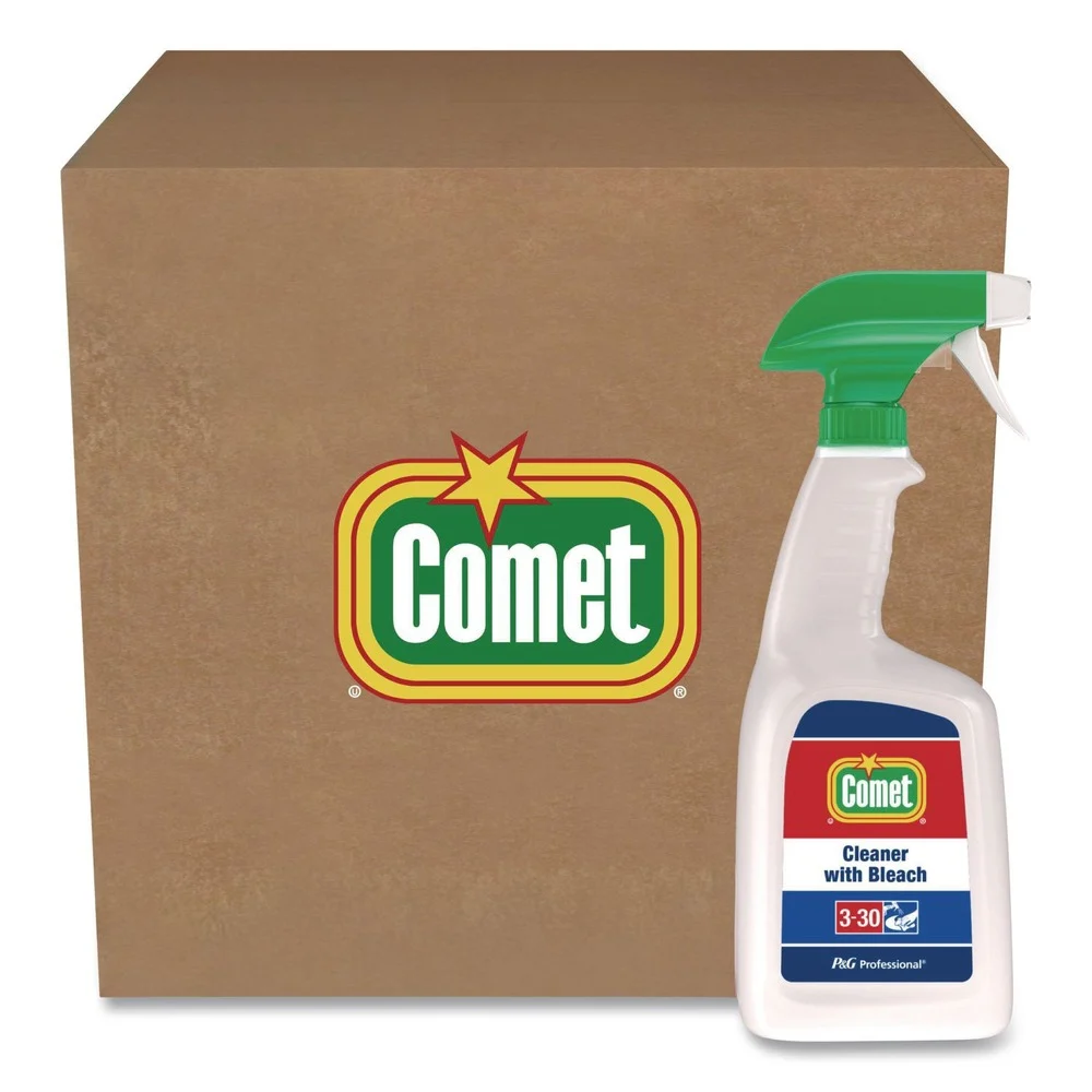 Comet 02287 32 oz. Spray Bottle Cleaner with Bleach (8-Piece/Carton)