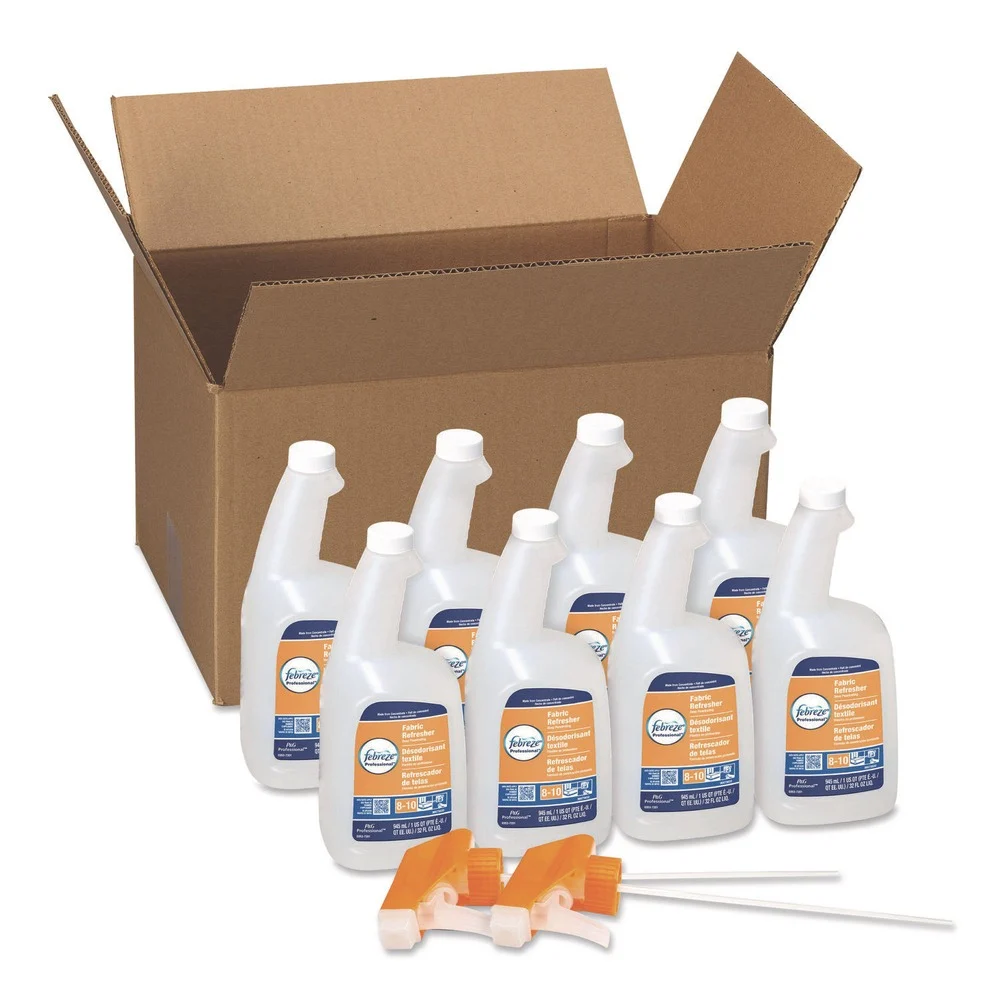 Febreze 32 oz Fabric Refresher Spray - Fresh Clean Scent (8/Carton)