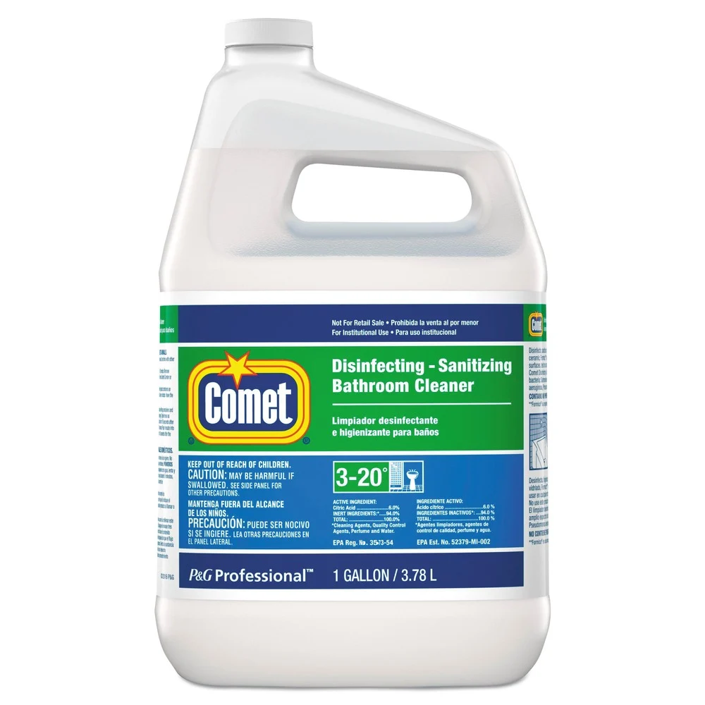 Comet 22570EA 1 Gallon Disinfecting-Sanitizing Bathroom Cleaner