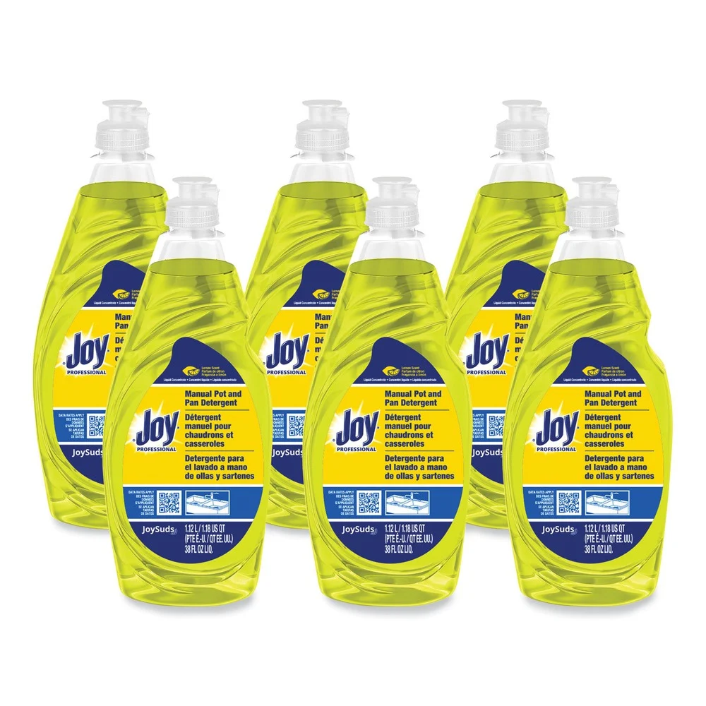 Joy 45114 38 oz. Bottle Dishwashing Liquid (8/Carton)