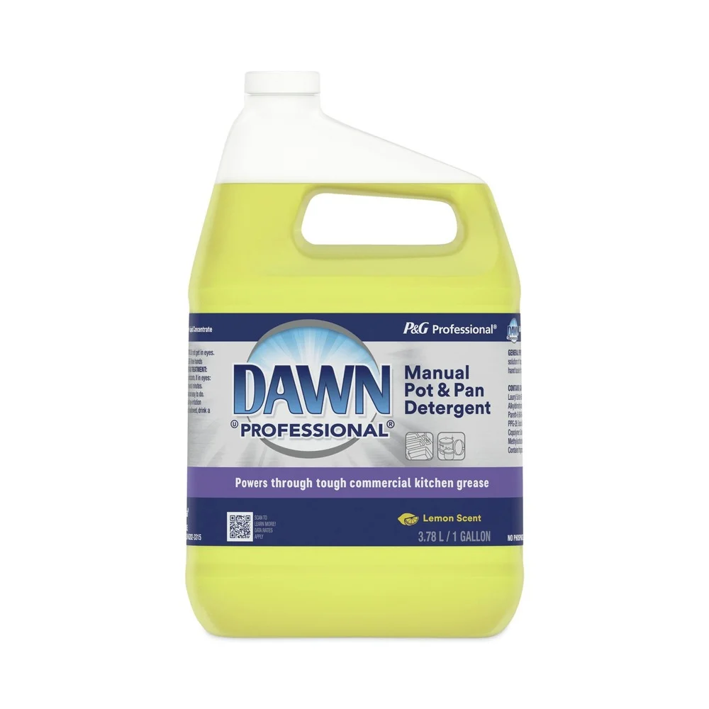 Dawn Professional 57444 Manual Pot and Pan Dish Detergent - Lemon (4/Carton)