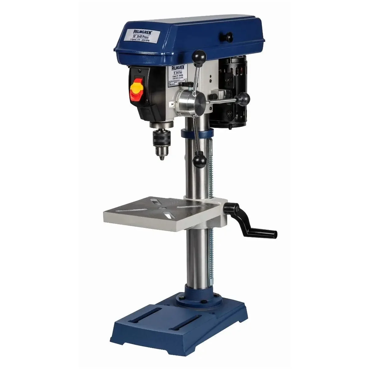 10" 5-Speed Benchtop Step Pulley Drill Press
