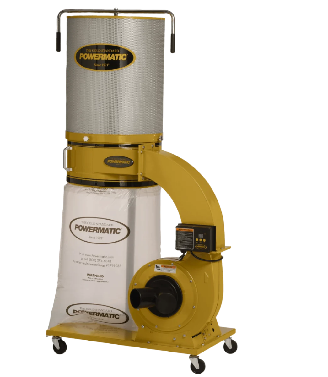 PM1300TX-CK Dust Collector, 1.75HP 1PH 115/230V, 2-Micron Canister Kit