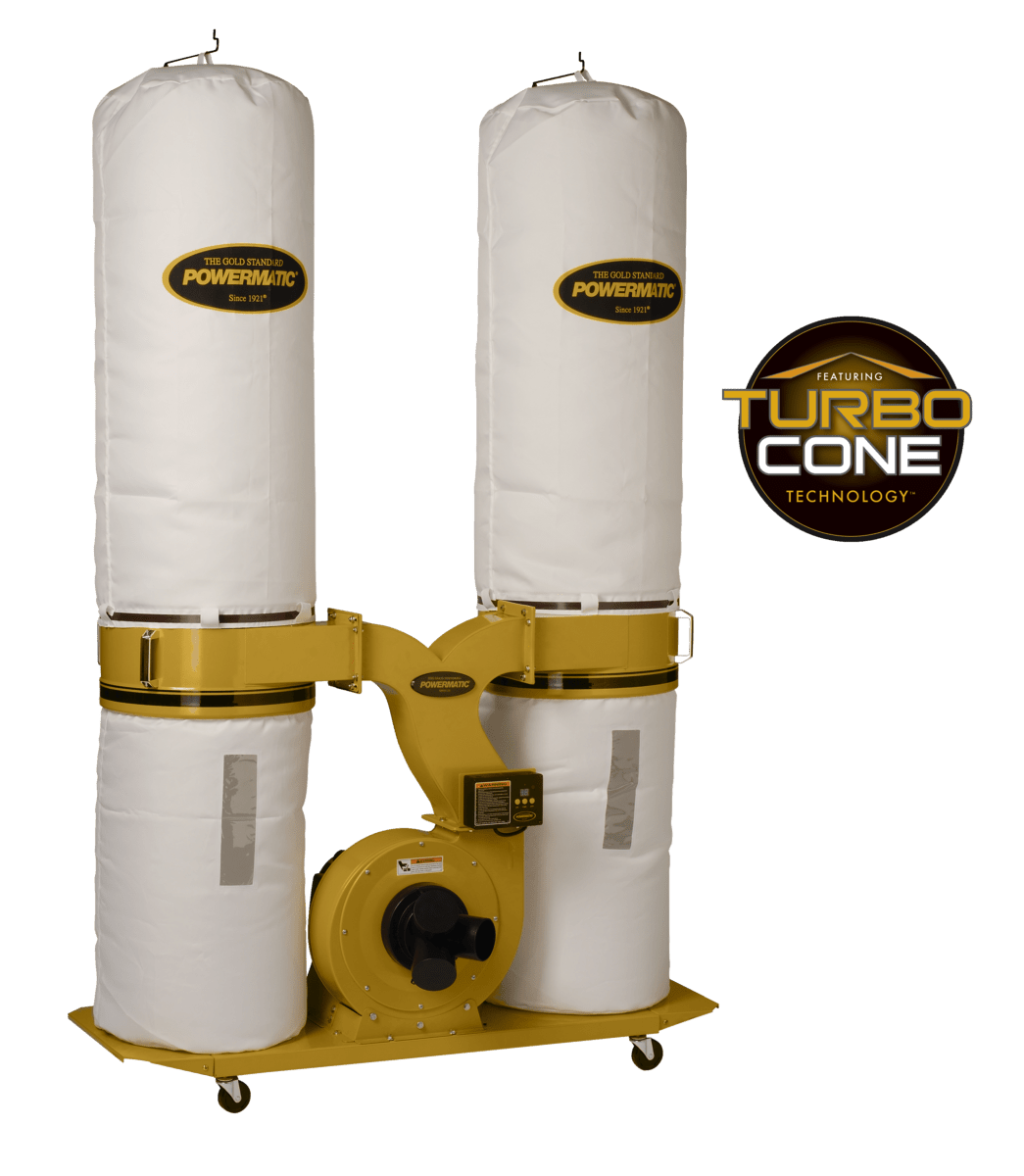 PM1900TX-BK3 Dust Collector, 3HP 3PH 230/460V, 30-Micron Bag Filter Kit