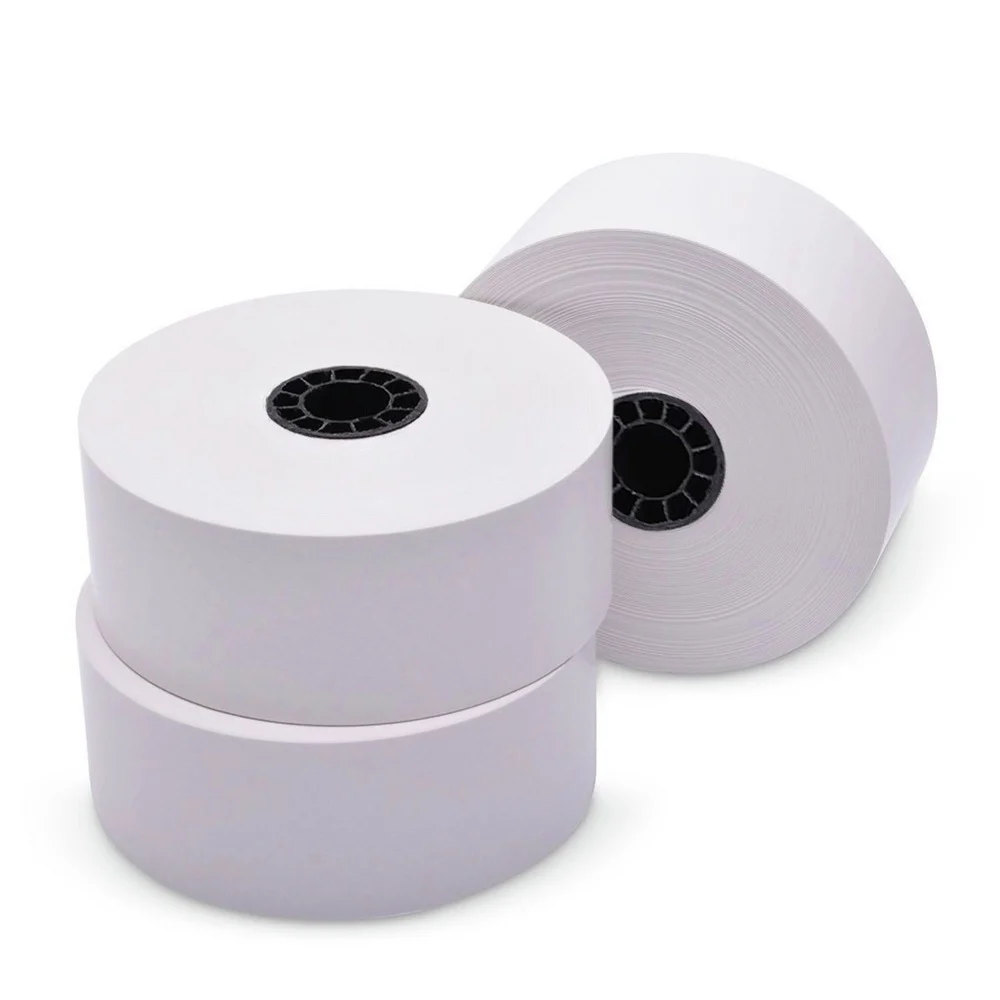 PM Company 1.57 in. x 270 ft. Sticky Media - White (12 Rolls/Carton)