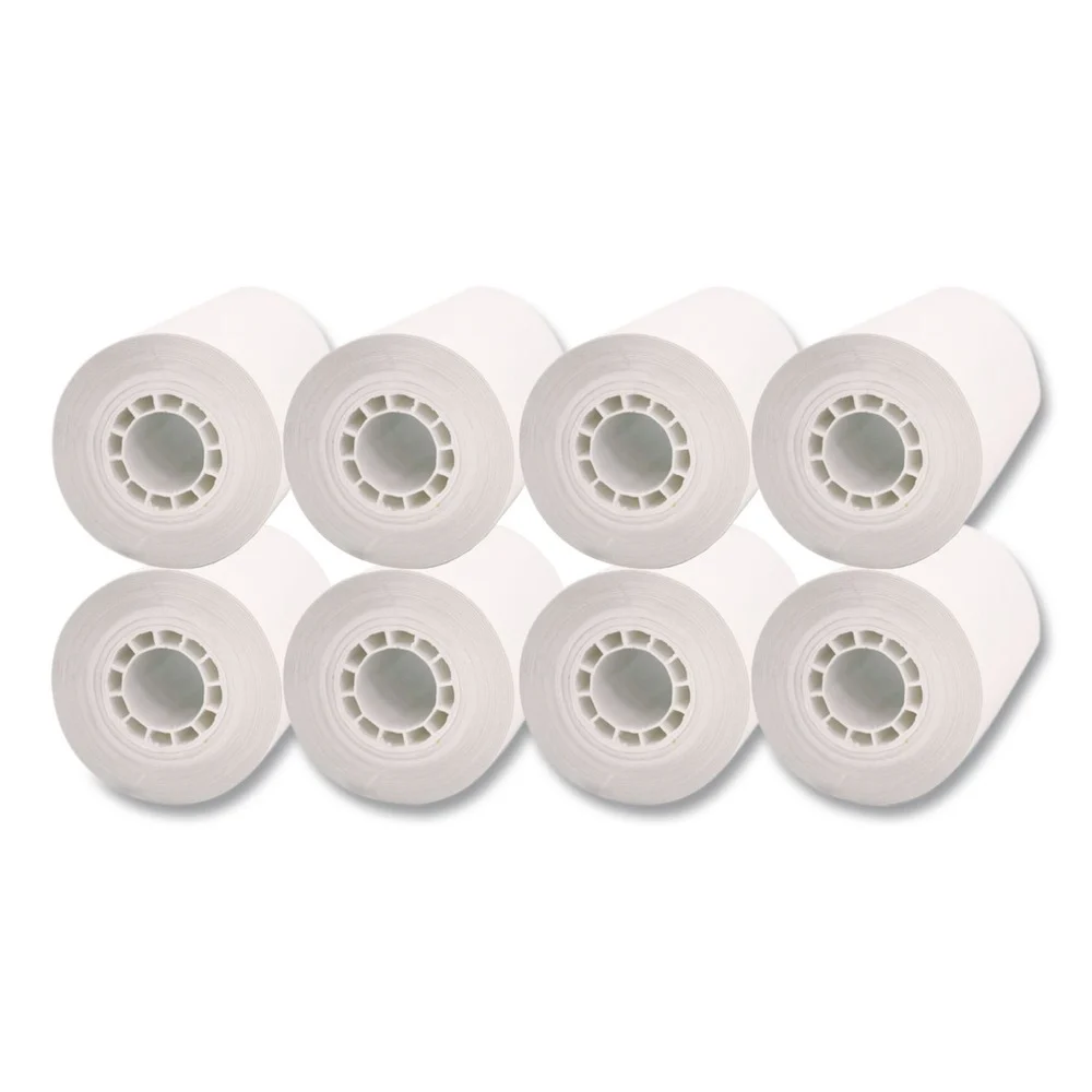 PM Company 3.13 in. x 230 ft. Direct Thermal Printing Thermal Paper Rolls - White (8/Pack)