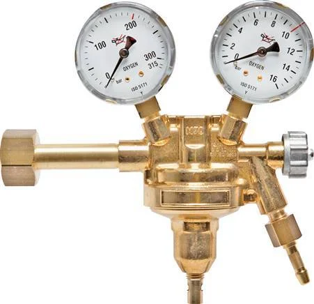 Hydrogen, Methane, Natural Gas And Coal Gas (fuel Gas) 300 bar Bottle Regulator With 0 to 10 bar Pressure Setting Range