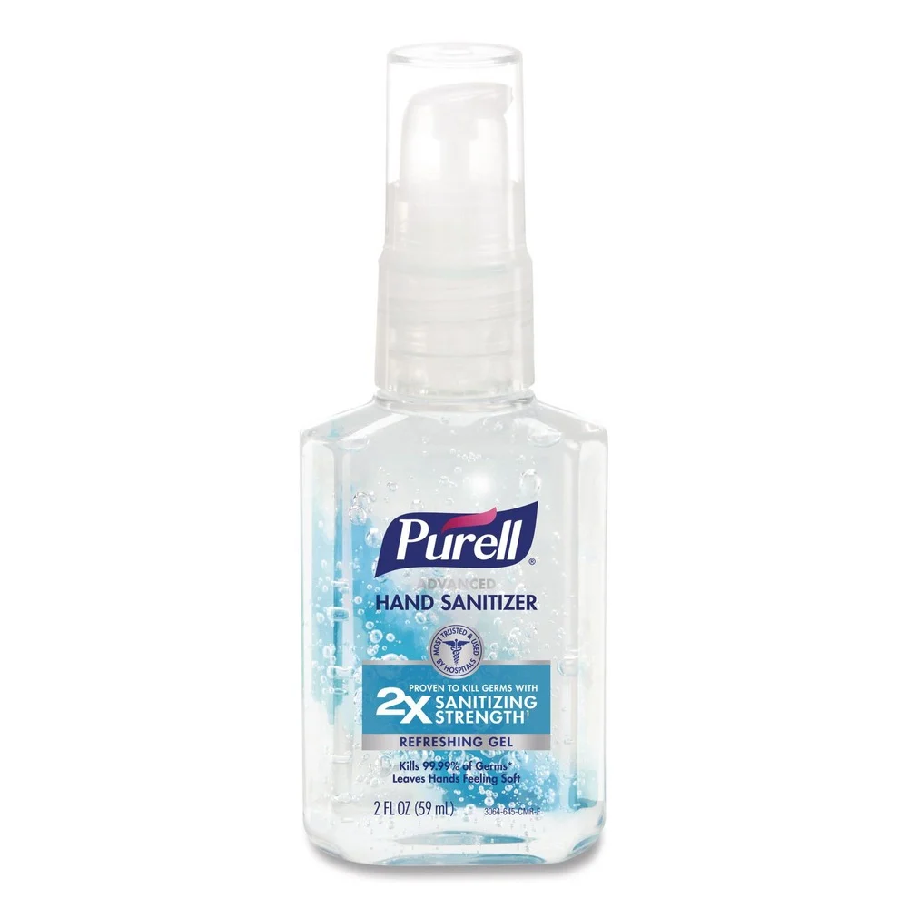 PURELL 2 oz. Advanced Hand Sanitizer Refreshing Gel - Clean Scent (24/Carton)