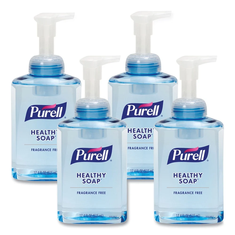 PURELL HEALTHY SOAP 515 mL Gentle and Free Foam - Fragrance-Free (4/Carton)