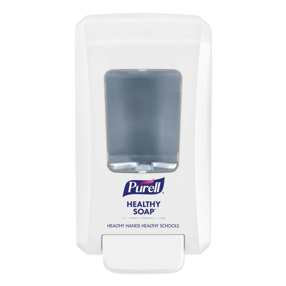 PURELL FMX-20 4.68 in. x 6.5 in. x 11.66 in. 2,000 mL Soap Push-Style Dispenser For K-12 Schools - White (6/Carton)