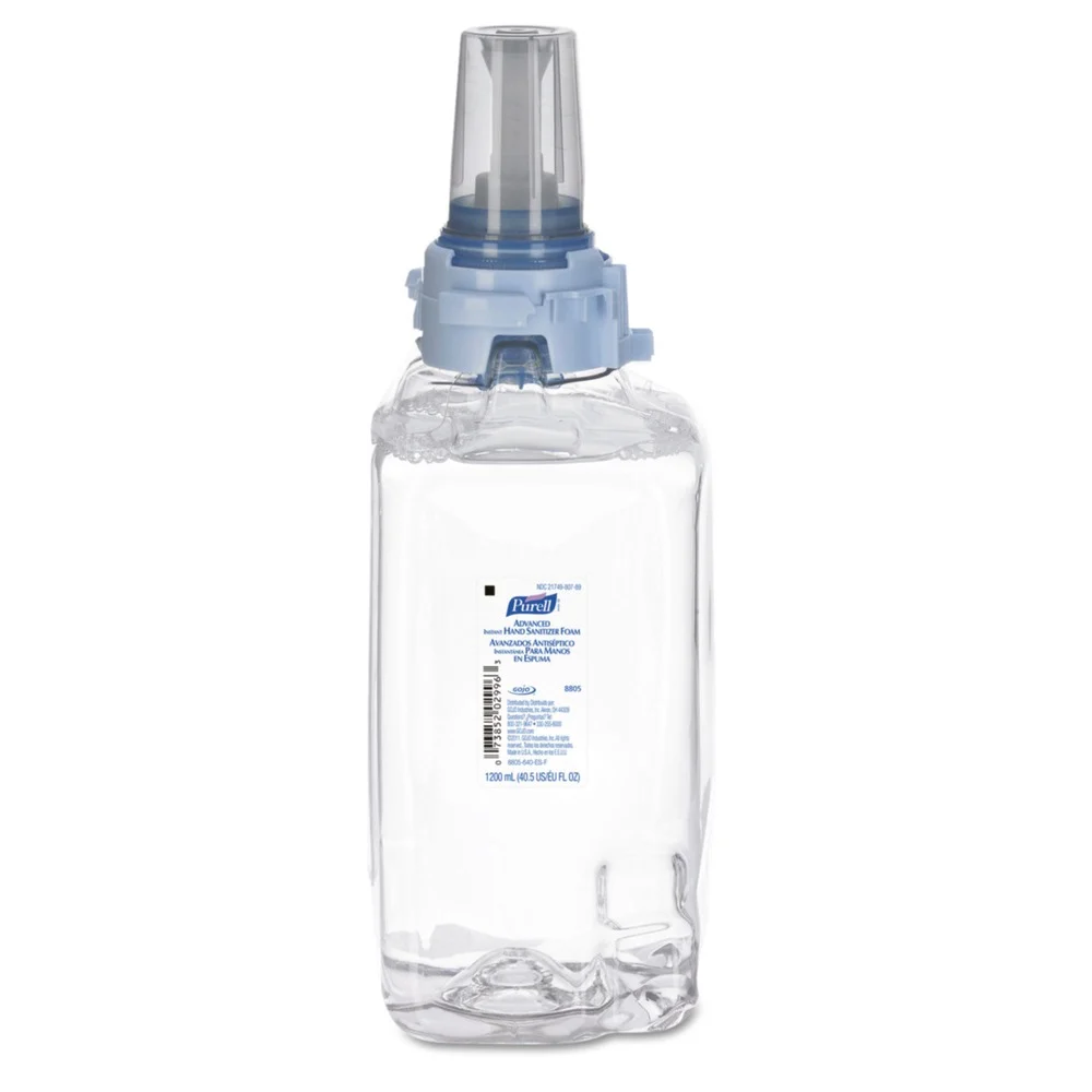 PURELL 8805-03 1,200 mL Advanced Foam Hand Sanitizer for ADX-12 Dispensers - Fragrance-Free