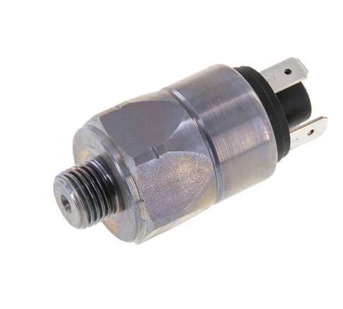 10 to 100bar SPDT Steel Pressure Switch G1/4'' 42VAC Flat Connector