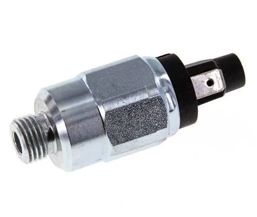 10 to 70bar NO Steel Pressure Switch G1/4'' 42VAC Flat Connector