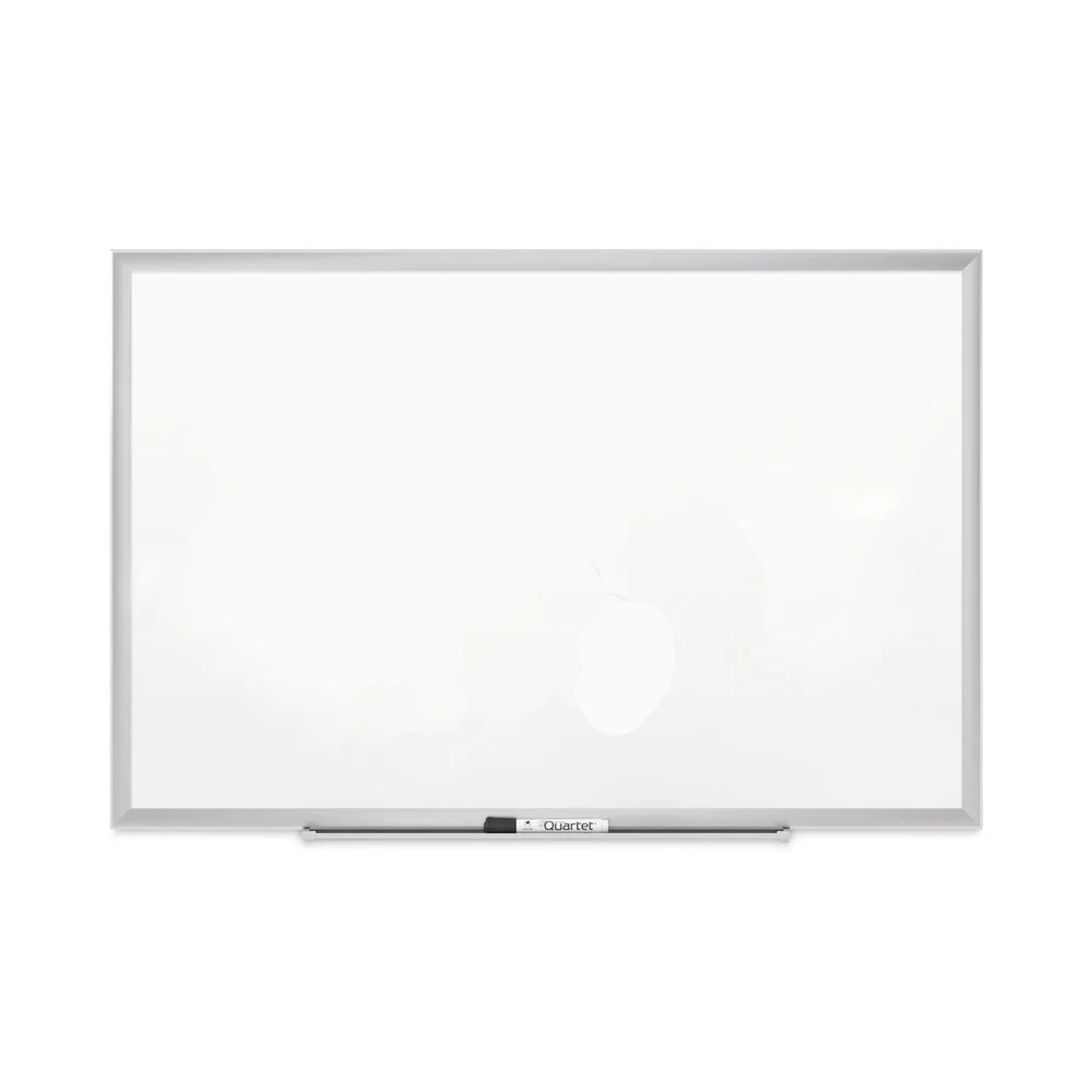 Quartet Classic Series 72 x 48 Porcelain Magnetic Dry Erase Board - White Surface/Silver Aluminum Frame