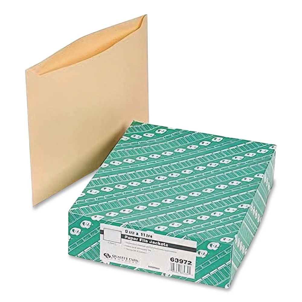 Quality Park Paper File Jackets Letter Size - Buff (100/Box)