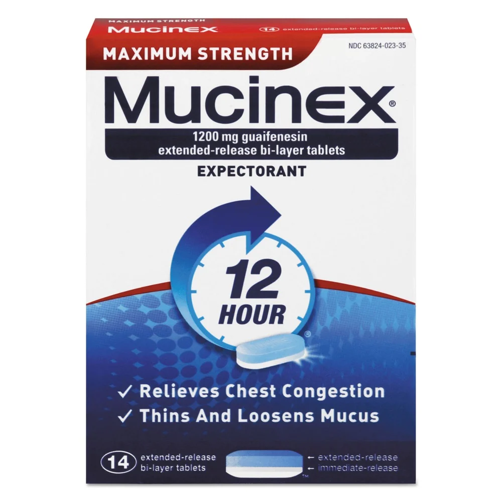 Mucinex 14-Tablets Maximum Strength Expectorant