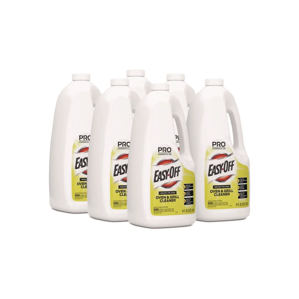 Professional EASY-OFF 2 qt. Bottle Ready-to-Use Liquid Oven and Grill Cleaner (6/Carton)