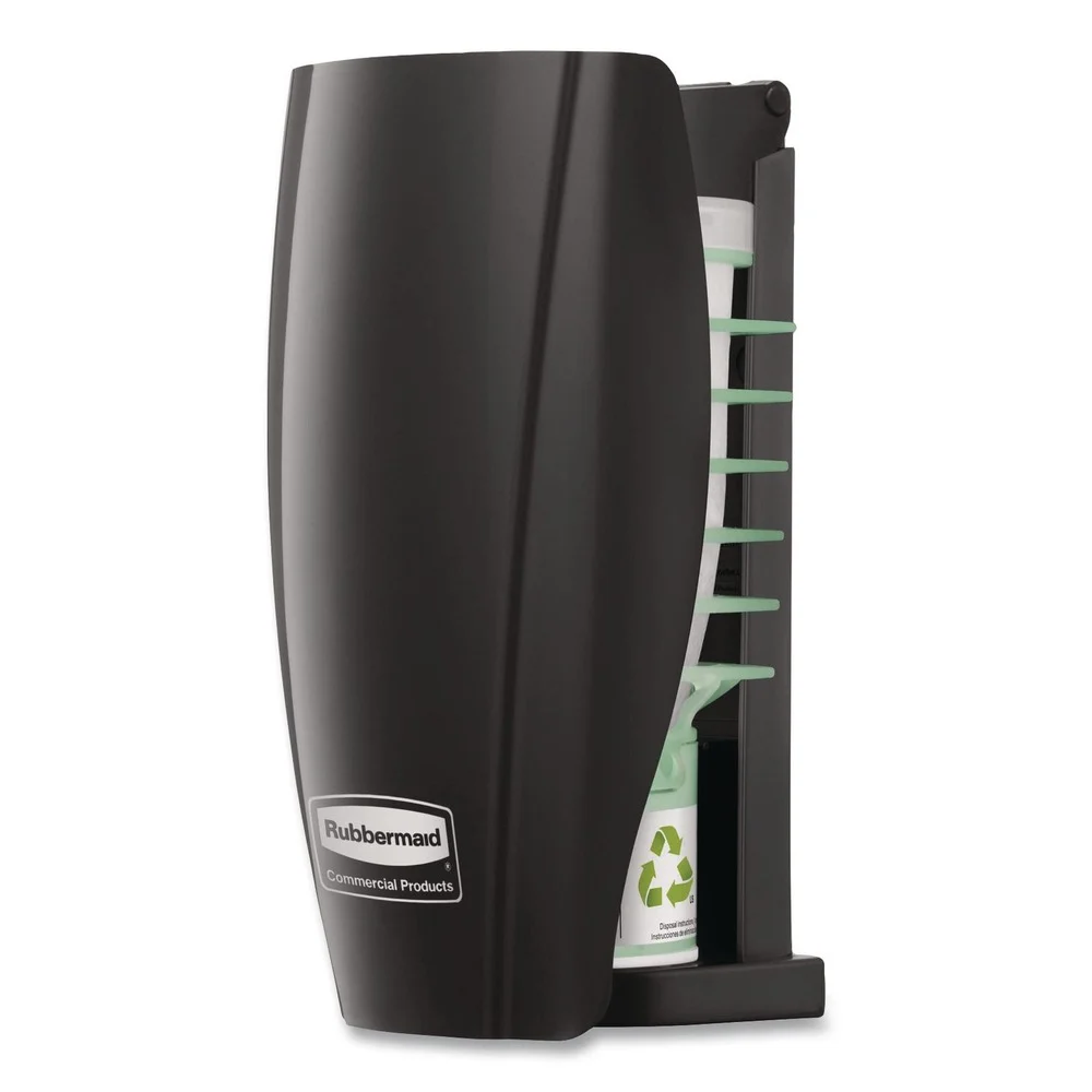 Rubbermaid Commercial TC TCell 2.9 in. x 2.75 in. x 5.9 in. Odor Control Dispenser - Black