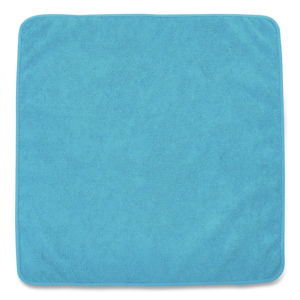 Rubbermaid Commercial 16 in. x 16 in. Microfiber Cleaning Cloths - Blue (24/Pack)