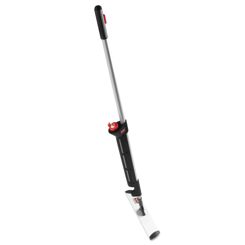 Rubbermaid Commercial HYGEN Pulse 17 in. x 52 in. Microfiber Spray Mop System - Black
