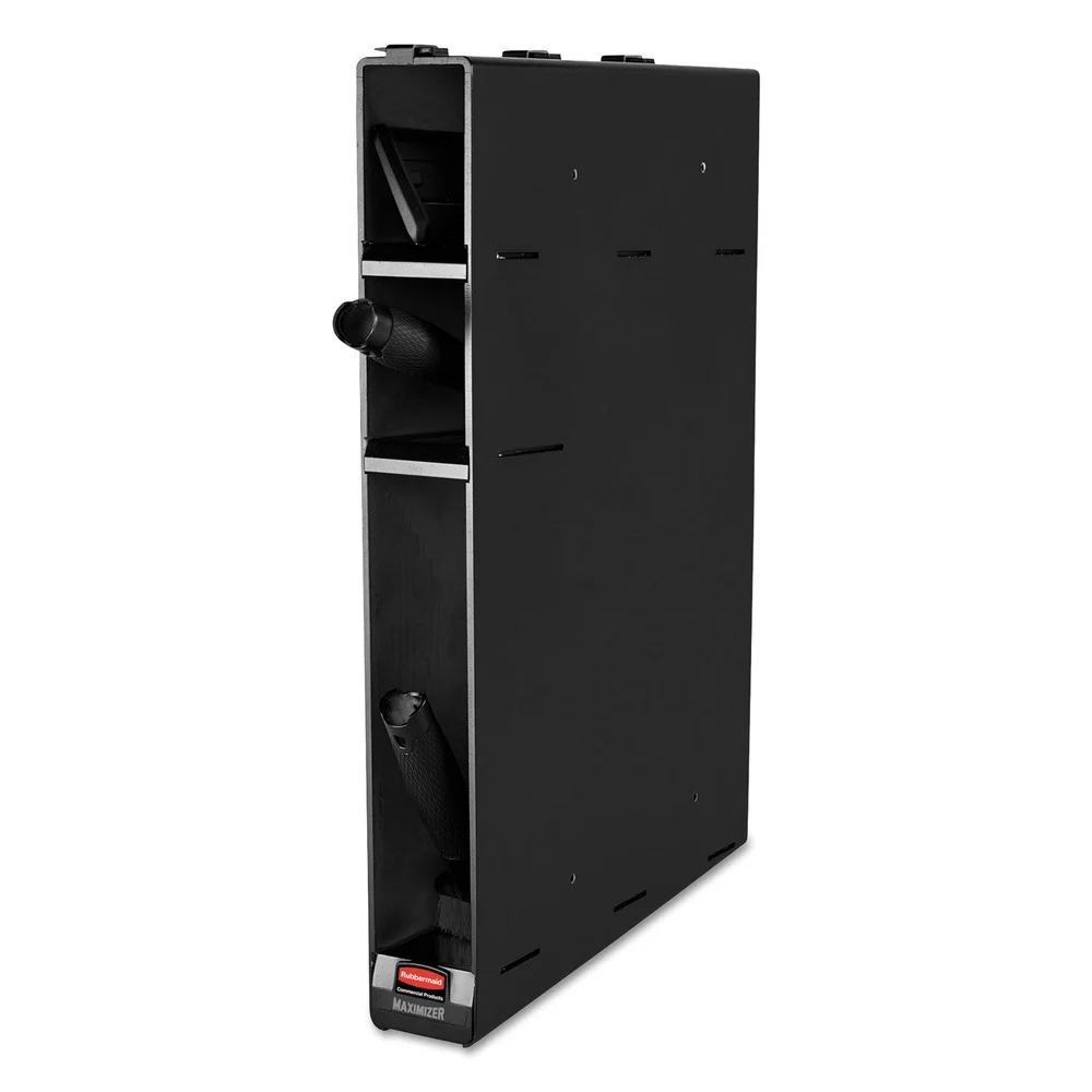 Rubbermaid Commercial Maximizer 24.75 in. x 1.63 in. x 4.13 in. Quick Change Storage Tray - Black