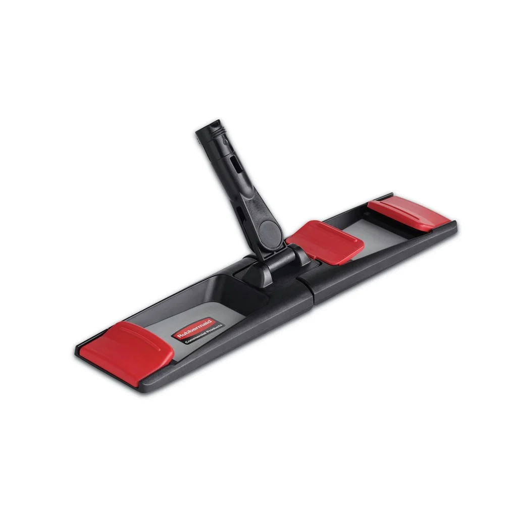 Rubbermaid Commercial 18.25 in. x 4 in. Adaptable Flat Mop Frame - Black/Gray/Red