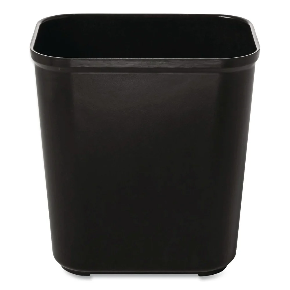 Rubbermaid Commercial 7 gal. Fiberglass Wastebasket - Black