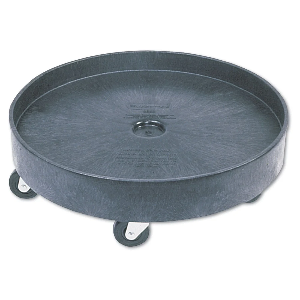 Rubbermaid Commercial BRUTE 500-lb. Capacity Universal Drum Dolly - Black