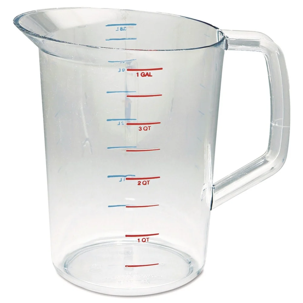 Rubbermaid Commercial Bouncer 4-Quart Measuring Cup - Clear