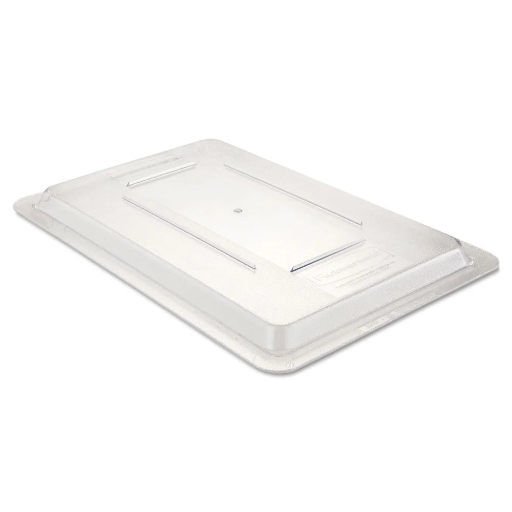 Rubbermaid Commercial 12 in. x 18 in. Food/Tote Box Lids - Clear