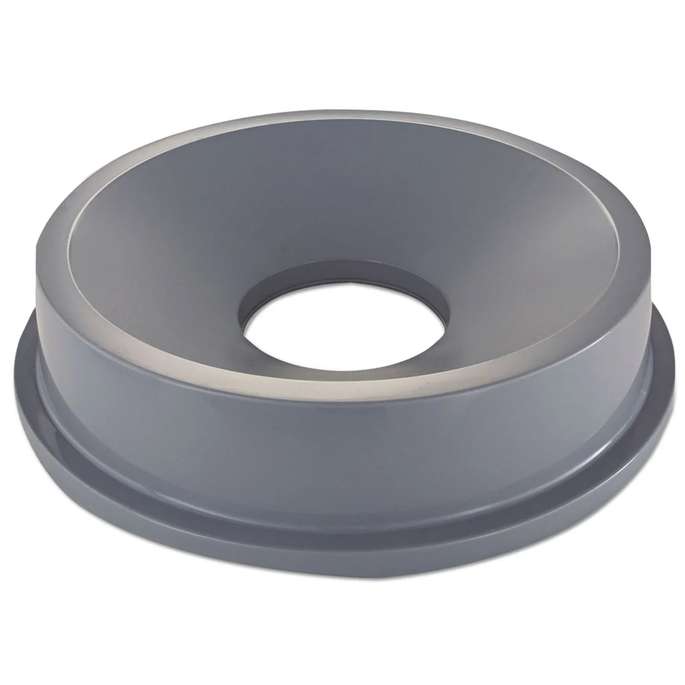 Rubbermaid Commercial BRUTE 22-3/8 in. Round Funnel Top Receptacle - Gray
