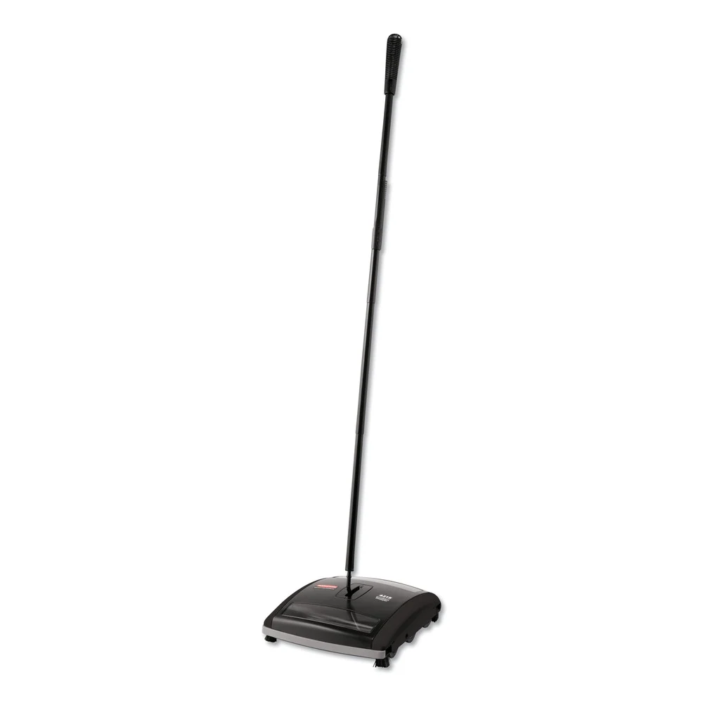 Rubbermaid Commercial 44 in. Handle Brushless Mechanical Sweeper - Black/Yellow