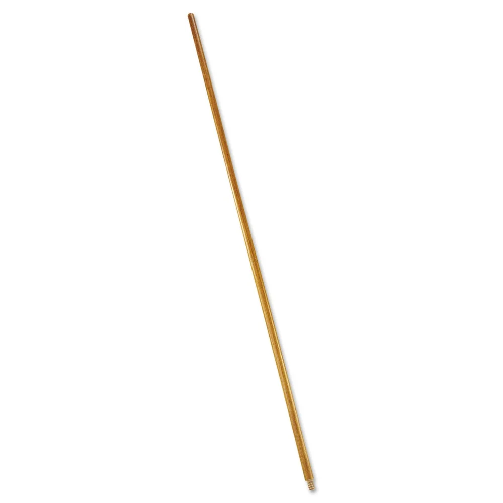 Rubbermaid Commercial 0.94 in. Diameter x 60 in. Wood Threaded-Tip Broom/Sweep Handle - Natural