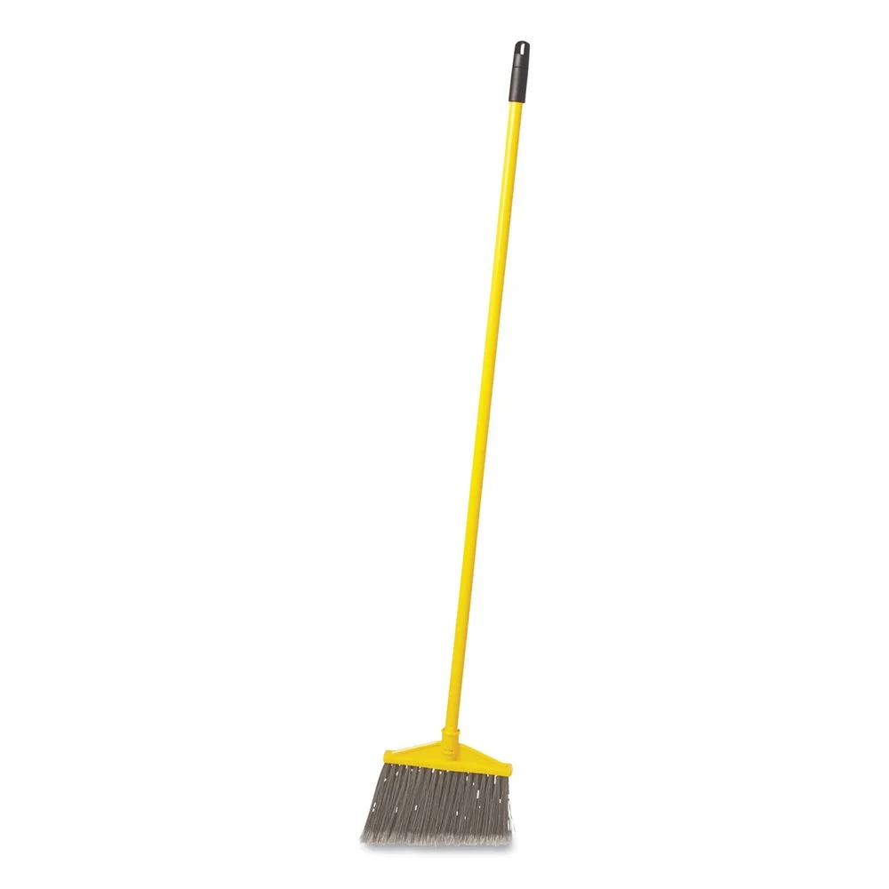 Rubbermaid Commercial 7920014588208 46.78-in Handle Angled Large Broom - Gray/Yellow