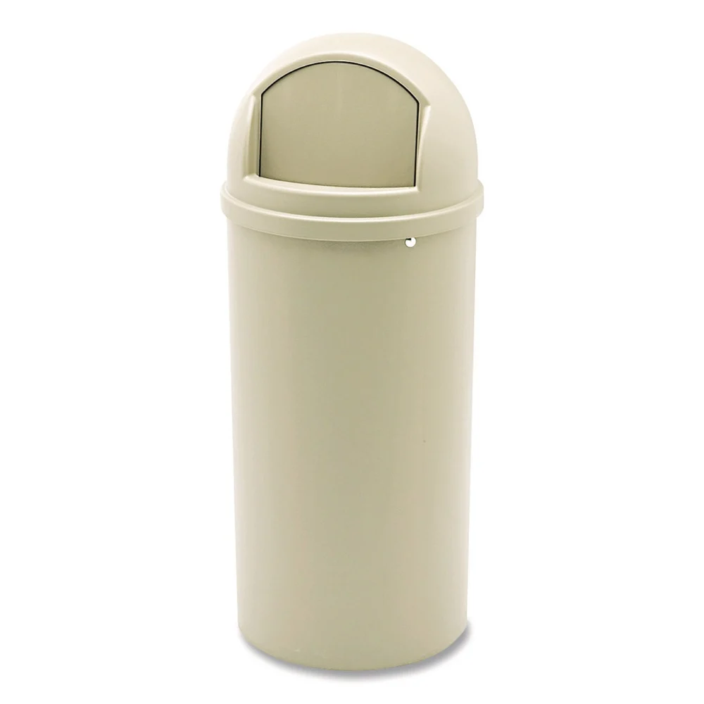 Rubbermaid Commercial 15 gal. Marshal Classic Plastic Container - Beige