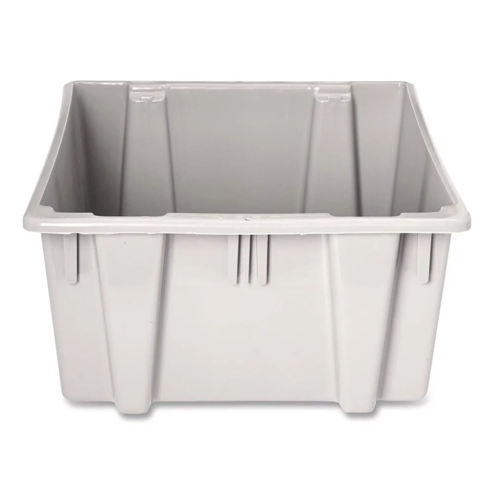 Rubbermaid Commercial Palletote Box 1.6 cu ft 15.5-in x 19.5-in x 13-in Gray
