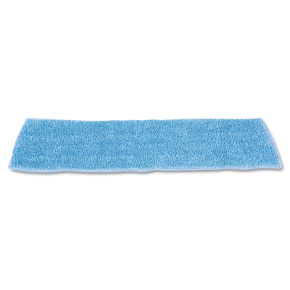 Rubbermaid Commercial Economy 18 in. Microfiber Wet Mopping Pads - Blue (12/Carton)