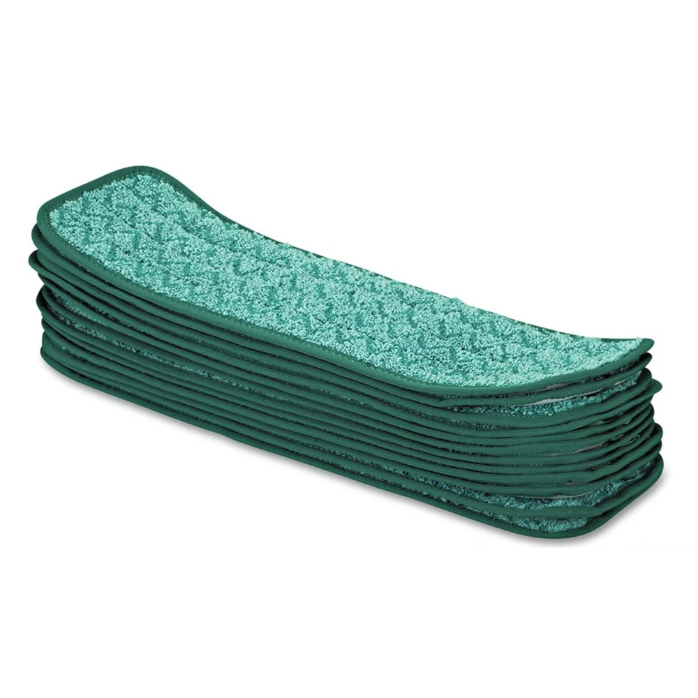 Rubbermaid Commercial 18.5 in. x 5.5 in. Microfiber Dust Pad - Green (12/Carton)