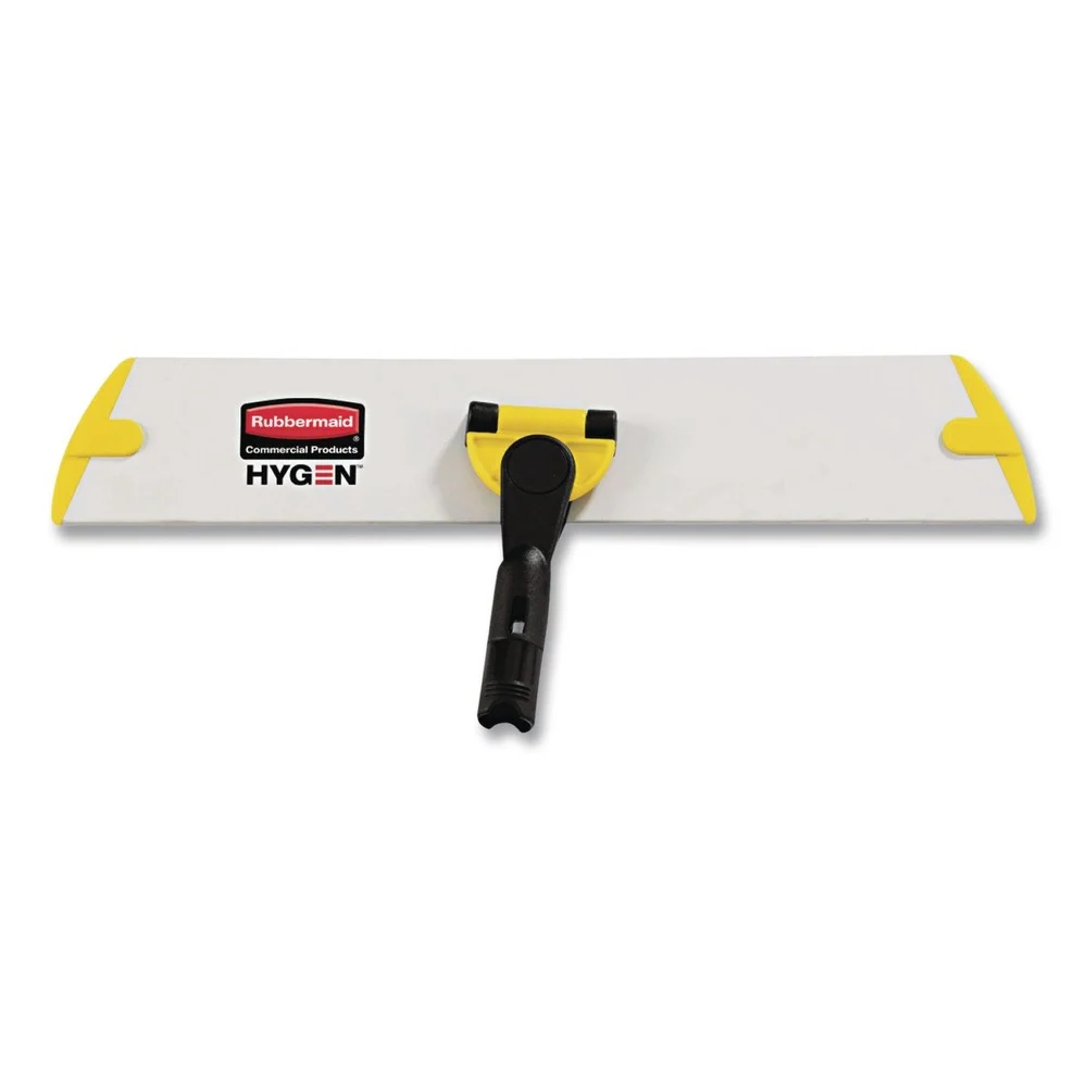 Rubbermaid Commercial HYGEN HYGEN 17 in. Quick Connect Single-Sided Aluminum Wet/Dry Mop Frame - Yellow