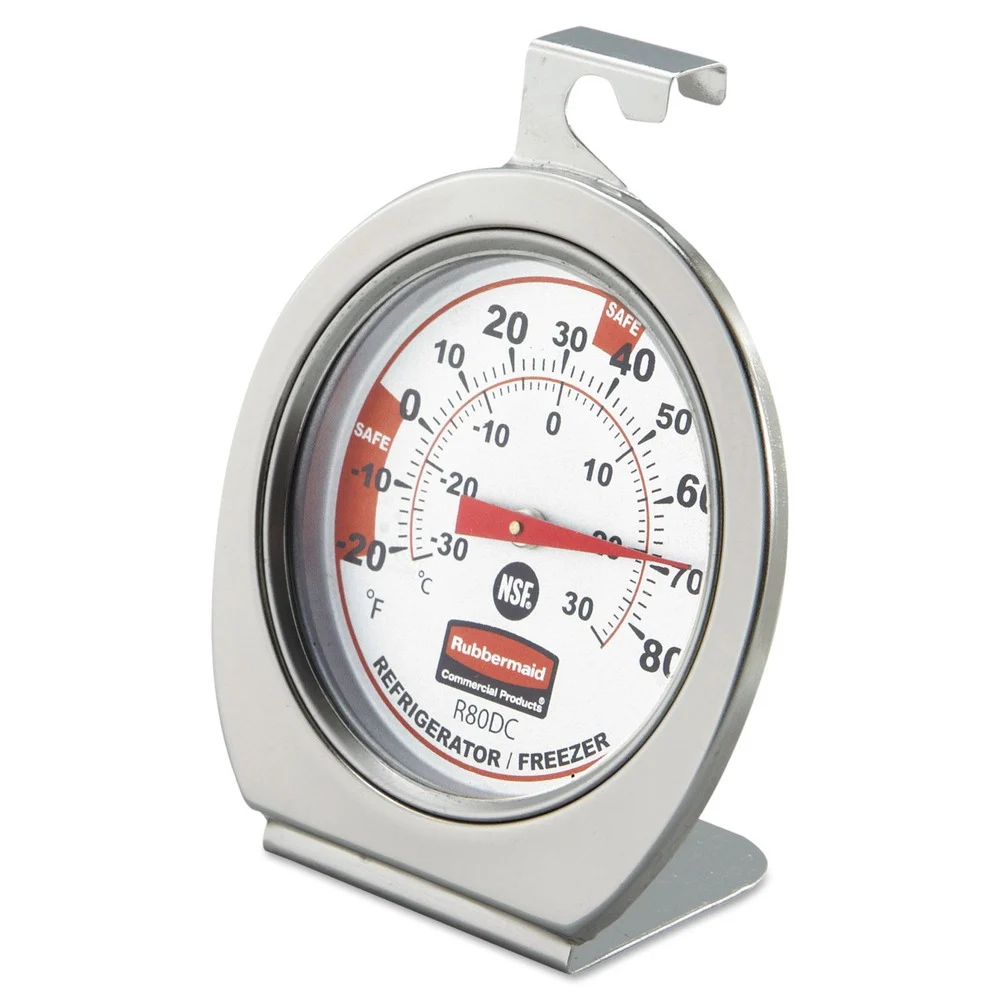 Rubbermaid Commercial -20F to 80F Refrigerator/Freezer Monitoring Thermometer