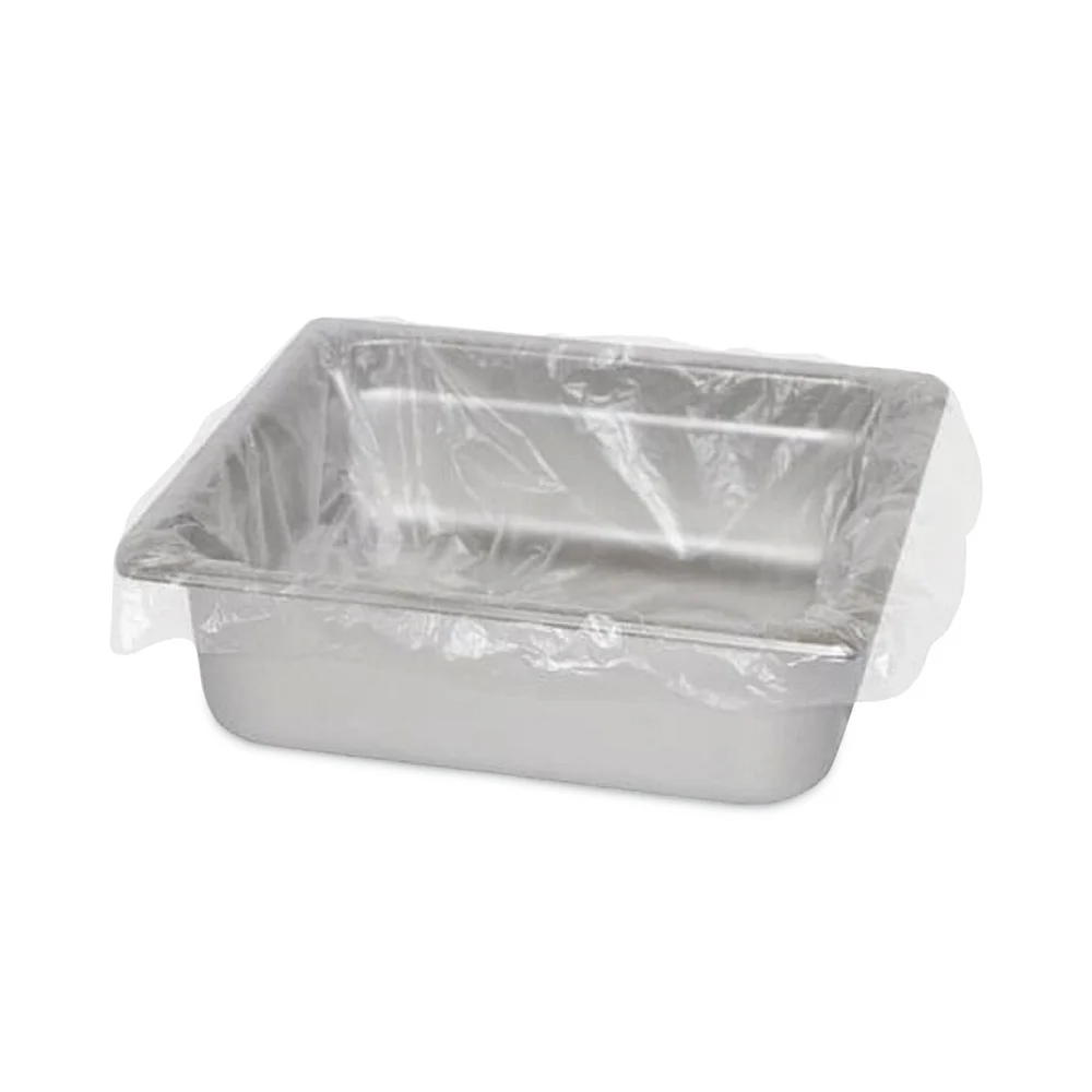 AmerCareRoyal SPL1814 18 in. x 14 in. Steam Pan Liners for 1/3-Size Pans Includes Twist-Ties - Clear (250/Carton)